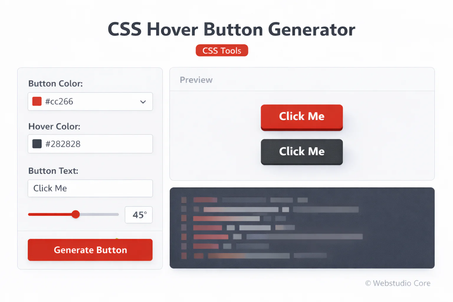 CSS Hover Button Generator