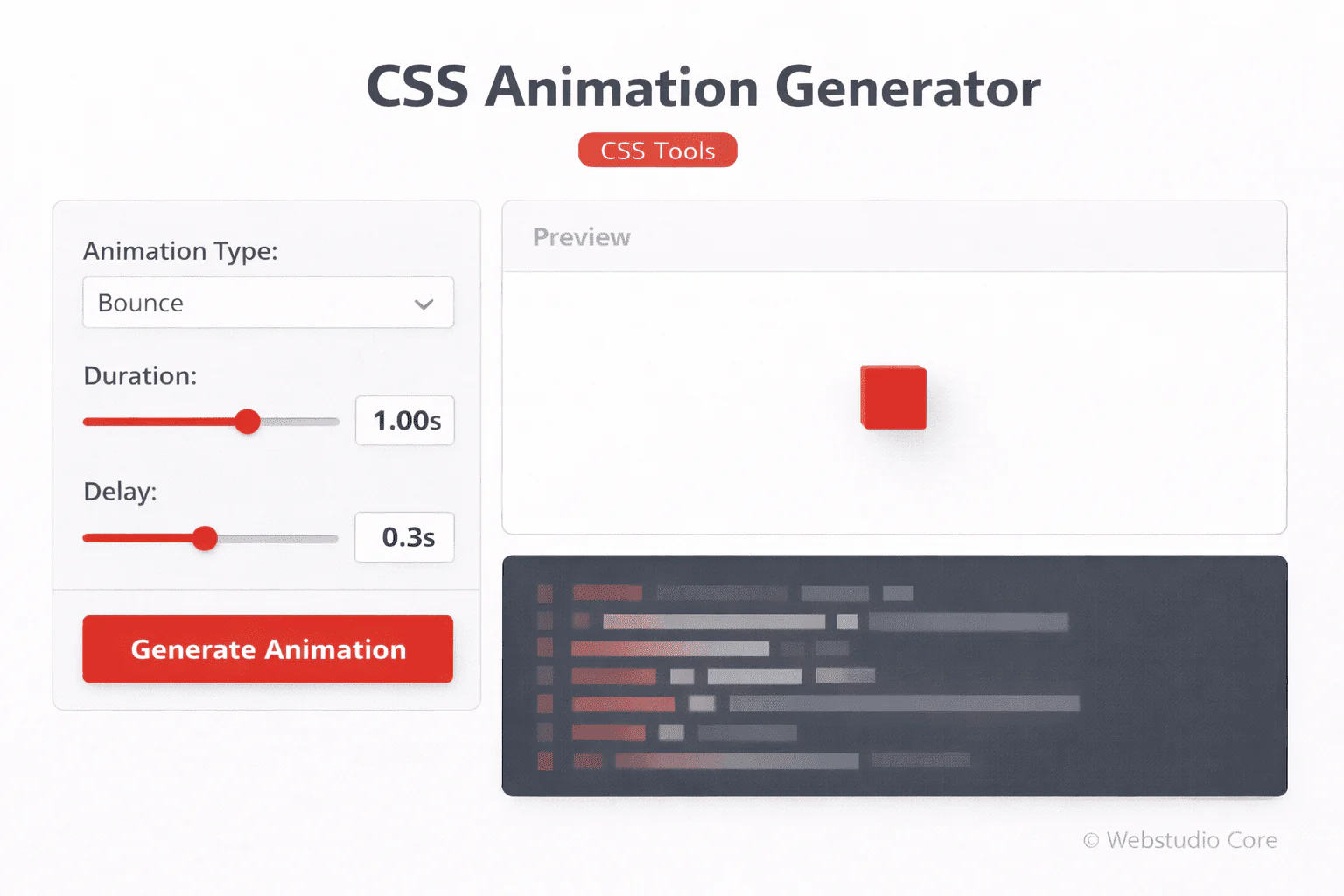 CSS Animation Generator