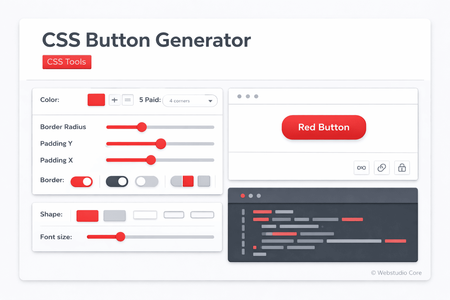 CSS button generator