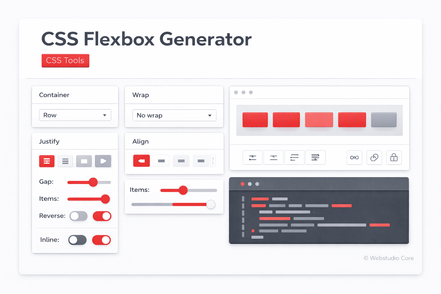 CSS Flexbox Generator